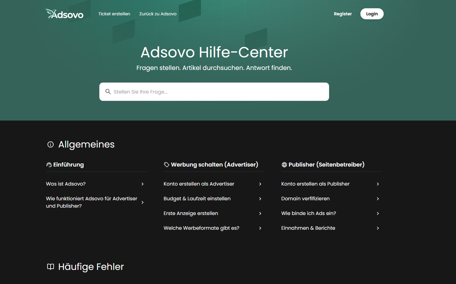 Hilfe Center System